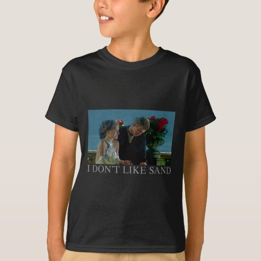 Anakin &amp; Padme Movie Ster I Don't Like Sand  Tシャツ (正面)
