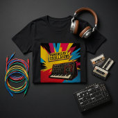 Analog Noise Machine – Pop Art Synthesizer Tシャツ
