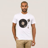 Analog Vinyl Turntable Vibes Tシャツ (正面フル)