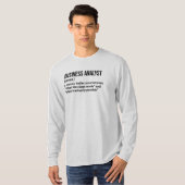 Analyst by Day Comedian by Night Definition Tee Tシャツ (正面フル)