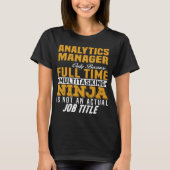 Analytics Manager Tシャツ (正面)