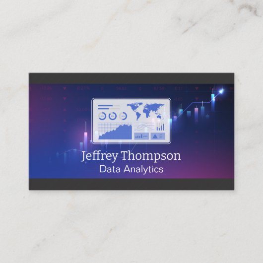 Analytics | Metrics | Financial Data 名刺 (正面)