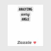 Analyzing Every Angle: Forensic Investigator Mind	 シール (シート)