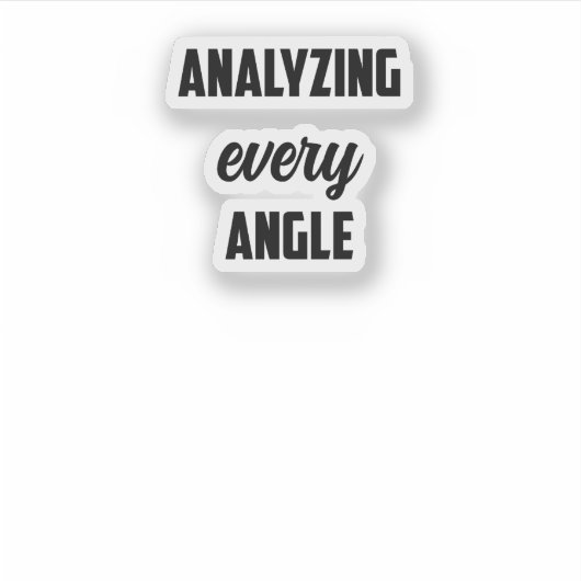 Analyzing Every Angle: Forensic Investigator Mind	 シール (正面)