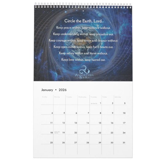 Anamcharaは2017カレンダーを予約します カレンダー (1月 2026)