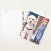Anami Large Planner Girl & Puppy Best Friends プランナー手帳 (ディスプレー)