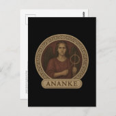 Ananke Goddess of Necessity Postcard ポストカード (正面/裏面)