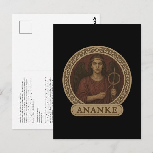 Ananke Goddess of Necessity Postcard ポストカード (正面/裏面)