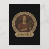 Ananke Goddess of Necessity Postcard ポストカード (正面)