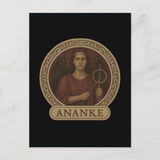 Ananke Goddess of Necessity Postcard ポストカード (正面)