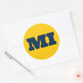 Anarbor (MI) – メイズxブルーxホワイト ラウンドシール (封筒)