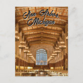 Anarbor, Michigan Quad Libraryポストカード ポストカード (正面)