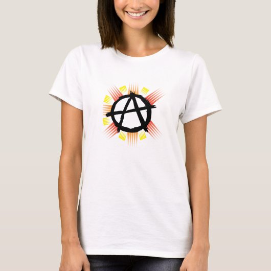 Anarchapulco White T Shirt Women Tシャツ (正面)