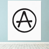 Anarchie キャンバスプリント (インサイチュ (ウッドフロア))