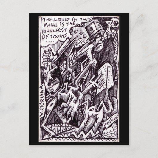 Anarchist at Large by Brian Benson ポストカード (正面)