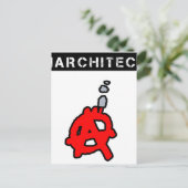 Anarchitecte - Jeux de Mots - Francois Ville ポストカード (スタンド正面)