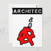 Anarchitecte - Jeux de Mots - Francois Ville ポストカード (正面/裏面)