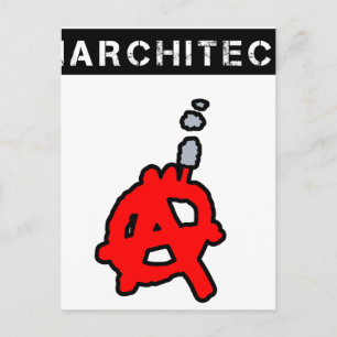 Anarchitecte - Jeux de Mots - Francois Ville ポストカード