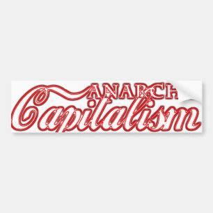 Anarchoの資本主義の資本家の改革 バンパーステッカー