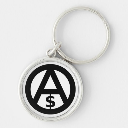 Anarchoの資本主義Keychain キーホルダー (正面)