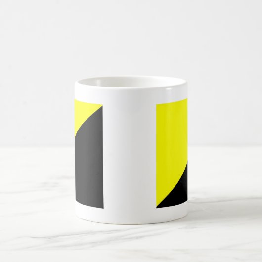 Anarchoの資本家の旗 コーヒーマグカップ (中央)