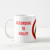 Anarcho共産主義のロゴ コーヒーマグカップ (左)