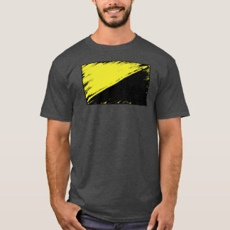 Anarcho資本家の旗のTシャツ Tシャツ