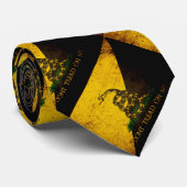 Anarcho黒くグランジなガズデンの旗 ネクタイ (ロール)