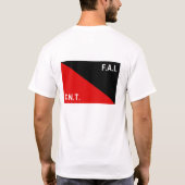 AnarchoSynの星 Tシャツ (裏面)