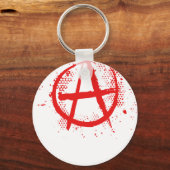 anarchy-symbol 2 キーホルダー (正面)