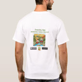 AnarchyAppの白いTシャツのホーダウン Tシャツ (裏面)