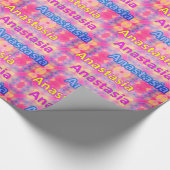 ANASTASIA ～フラクタルパターパーソナライズされたン ラッピングペーパー (角)