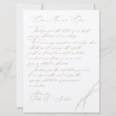 Anastasia & Johnカスタムウェディング 招待状 (正面)