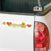 Anatidaephiliac - I愛アヒル バンパーステッカー (トラック上)