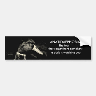 Anatidaephobia バンパーステッカー