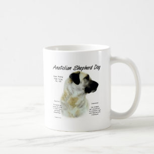 Anatolian羊飼い犬の歴史のデザイン コーヒーマグカップ