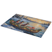 Anatolian Shepherd Christmas Boat Holiday カッティングボード (角)