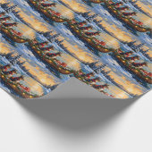 Anatolian Shepherd Christmas Boat Holiday ラッピングペーパー (角)