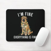 Anatolian Shepherd Christmas I'm Fine Everything I マウスパッド (マウス)