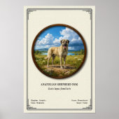 Anatolian Shepherd Dog Zoology Series ポスター (正面)
