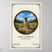 Anatolian Shepherd Dog Zoology Series ポスター (正面)