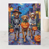 Anatolian Shepherd Dogs Halloween Costumes カード (正面)