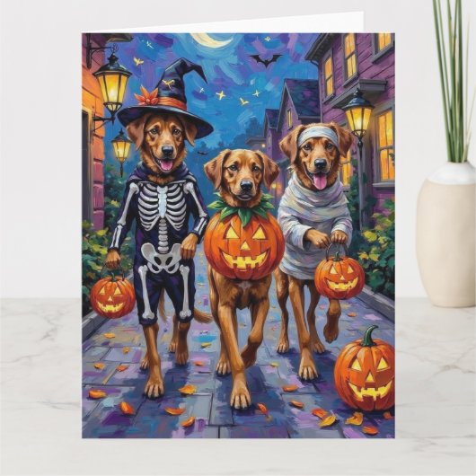Anatolian Shepherd Dogs Halloween Costumes カード (正面)