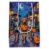 Anatolian Shepherd Dogs Halloween Costumes ミディアムペーパーバッグ (裏面)