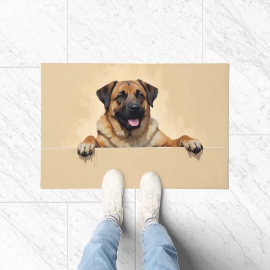 Anatolian Shepherd Doormat Art ドアマット (室内)