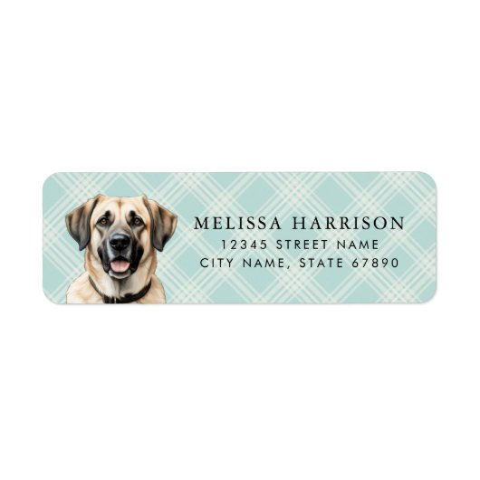 Anatolian Shepherd Return Address Labels ラベル (正面)