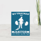 Anatoly My Trainer Is Janitor Funny Gym Prank  カード (正面)
