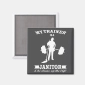Anatoly My Trainer Is Janitor Funny Gym Prank  マグネット (正面/裏面)
