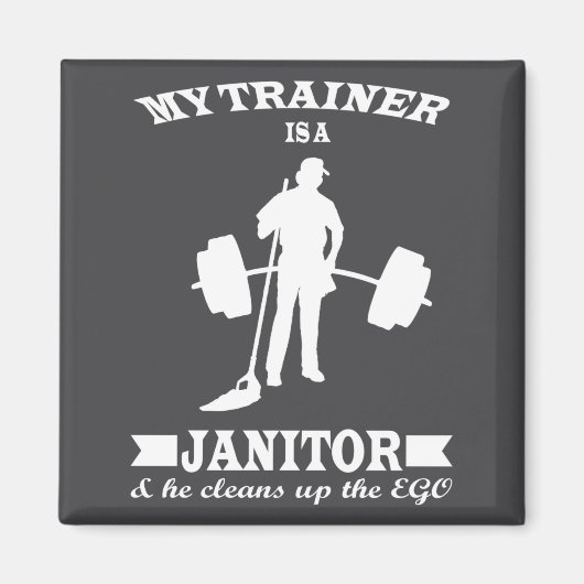 Anatoly My Trainer Is Janitor Funny Gym Prank  マグネット (正面)