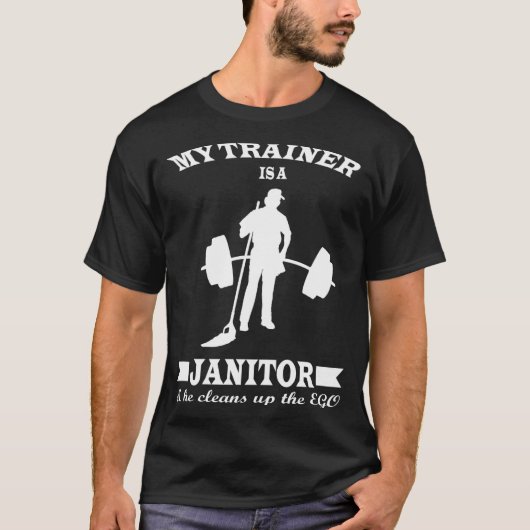 Anatoly My Trainer Is Janitor Funny Gym Prank Tシャツ (正面)